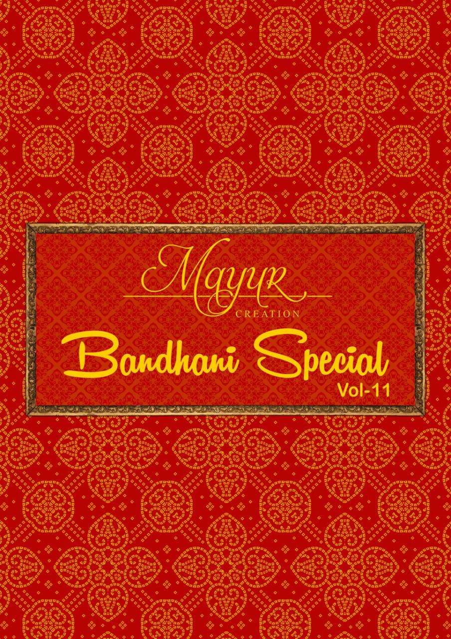 Mayur Bandhani Special Vol 11 Cotton Printed Casual Wear Suits