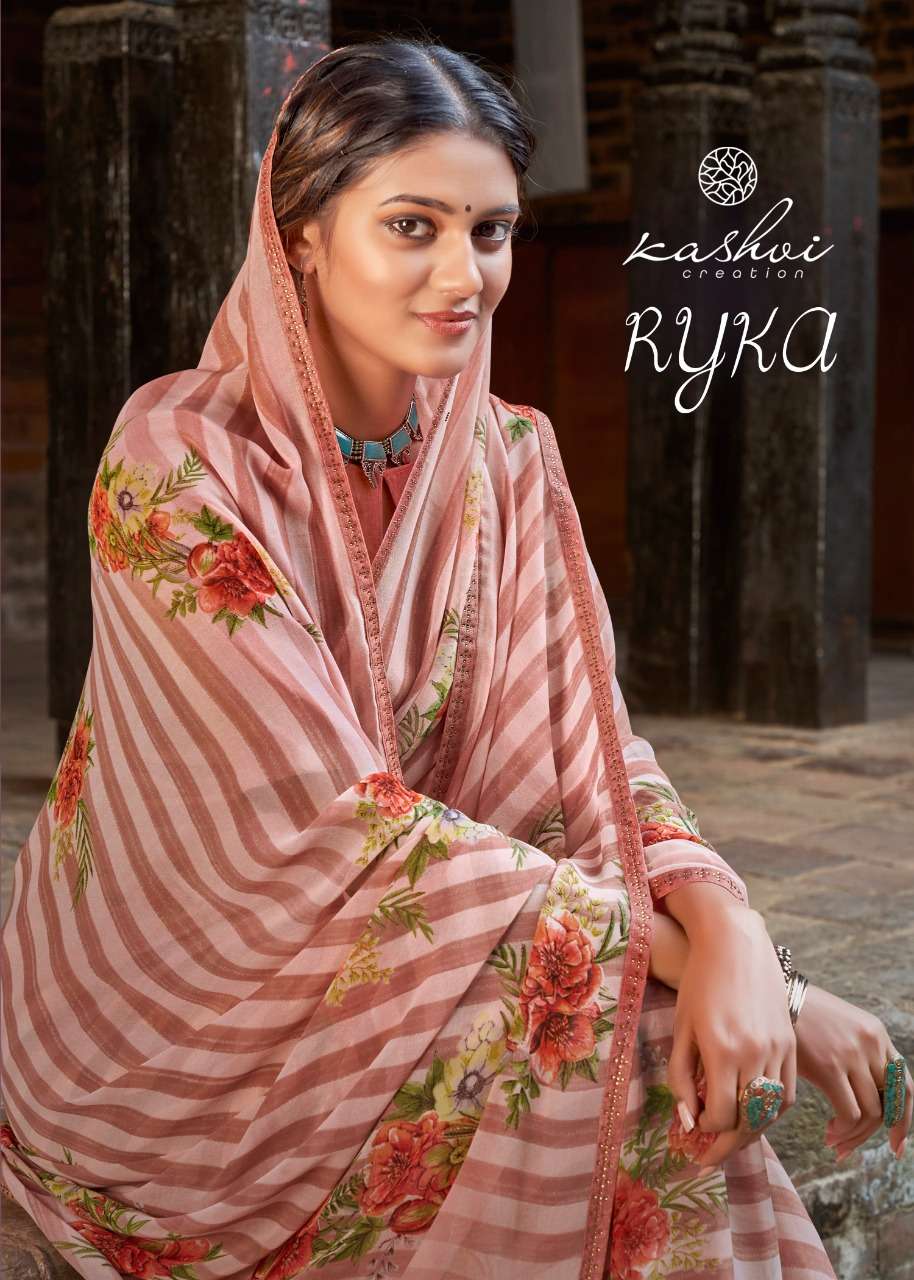 Ryka By Kashvi Creation Georgette Soft Saree Exporter