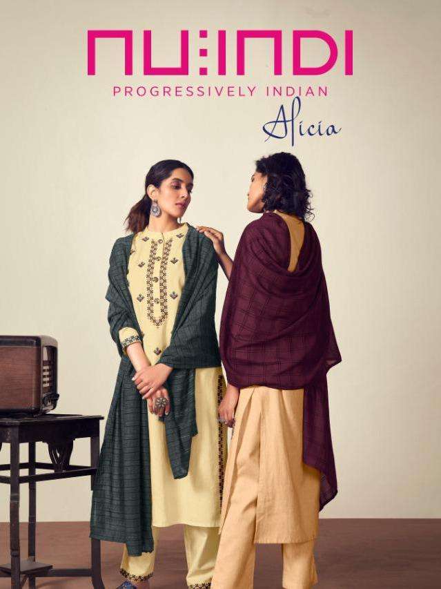 Alicia By Nu Indi Cotton Readymade Suits