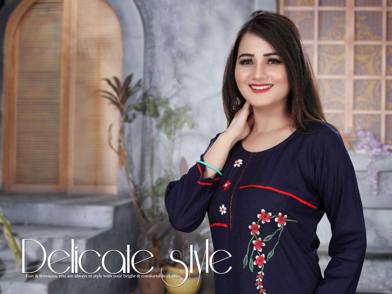 Apsara By Aagya Heavy Rayon With Work Kurti Catalog Collection Wholesaler Lowest Best Price In Ahmedabad Surat Chennai India Uk Usa Malaysia Singapore Canada Australia Mauritius