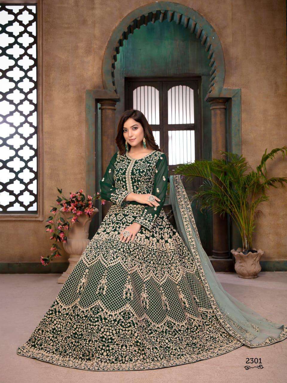 Dani Aanaya Vol 123 Long Anarkali Suits