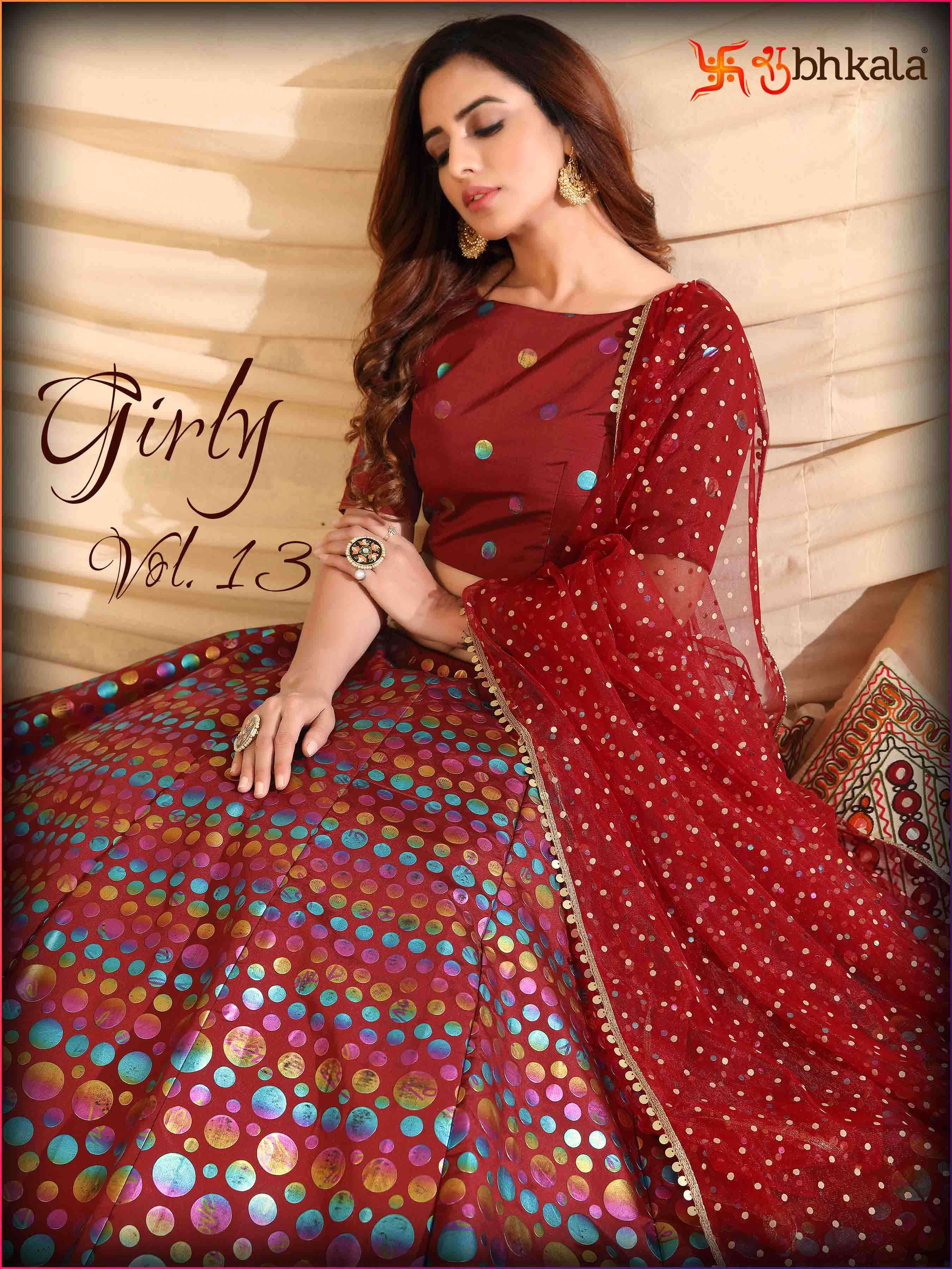 Girly Vol. 13 Designer Foil Printed Lehenga Choli Collection