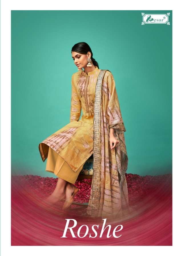 Kesar Roshe Cotton Lawn Classy Looking Salwar Suits