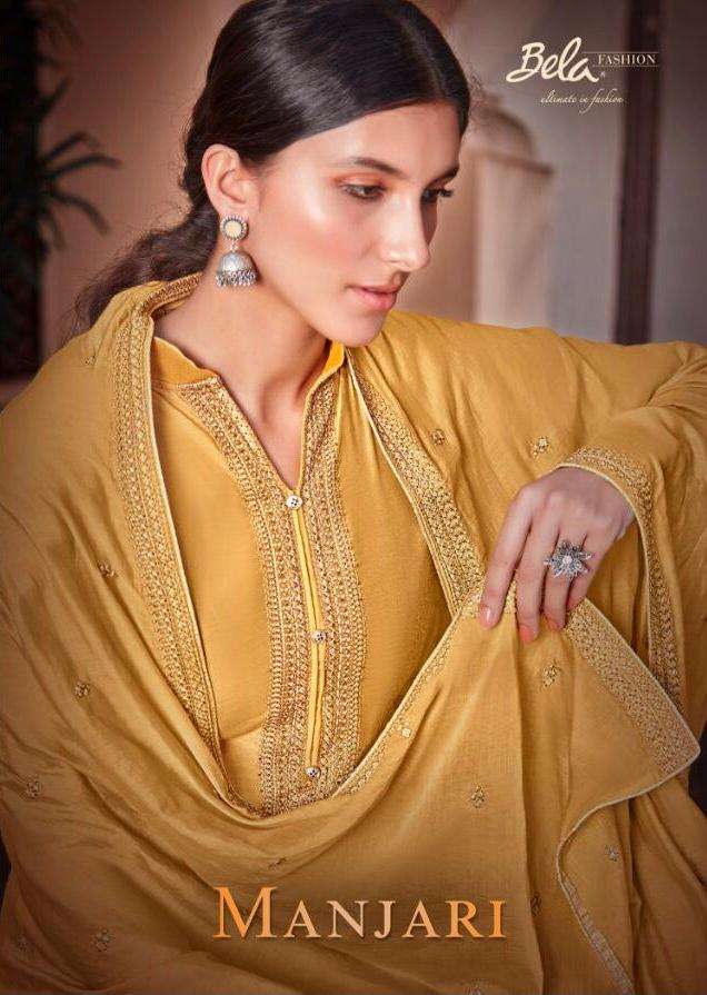 Manjari By Bela Cotton Silk Party Wear Suits