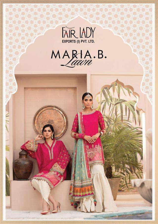 Maria B Lawn By Fairlady Cotton Pakistani Suits