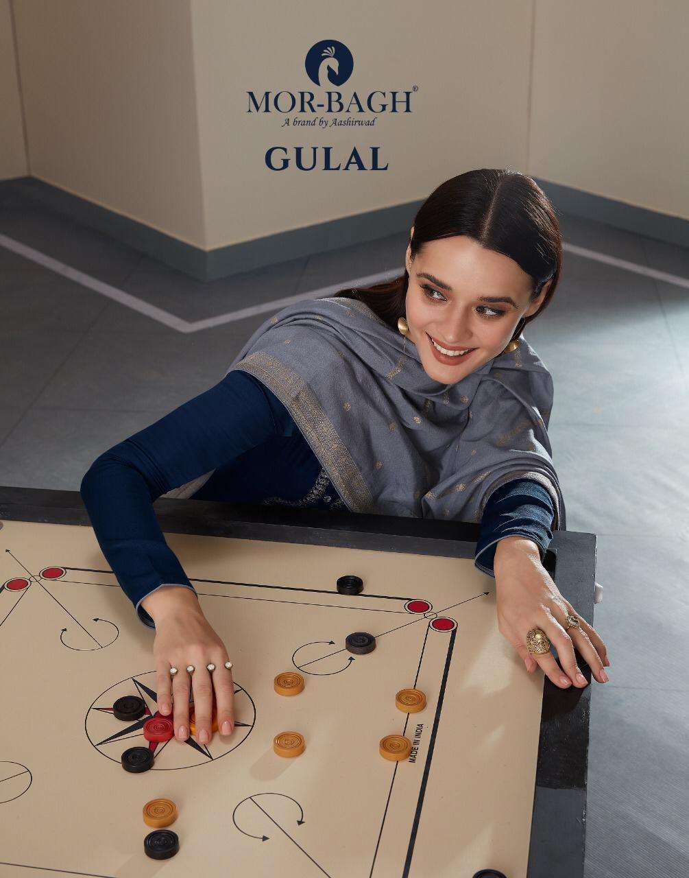 Mor Bagh Gulal Silky Designer Suits