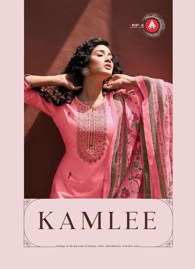 Triple Aaa Kamlee Jam Silk Casual Wear Salwar Suit