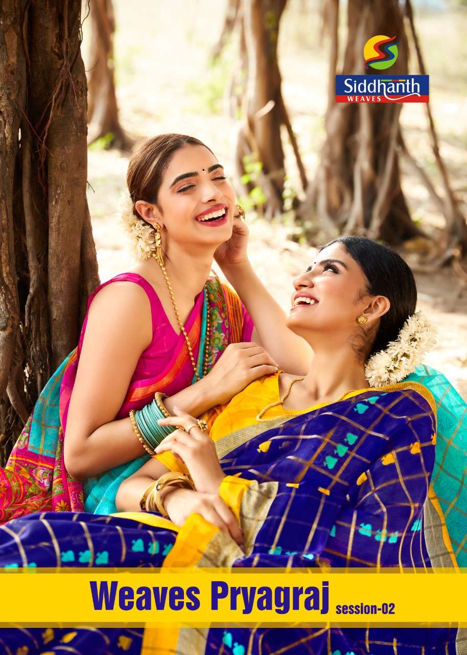 Weaves Pryagraj Vol 2 By Siddhanth Cotton Classy Look Sarees