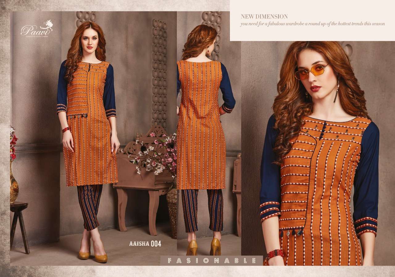 Aaisha By Paavi Heavy Rayon Cotton Top With Pant Catalog Collection Wholesaler Lowest Best Price In Ahmedabad Surat Chennai India Uk Usa Malaysia Singapore Canada Australia Mauritius