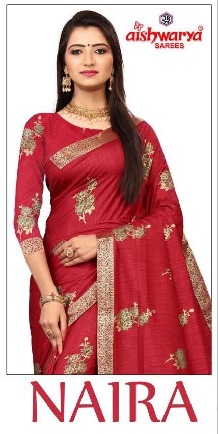 Aishwarya Naira Vichitra Silk Classy Look Sarees