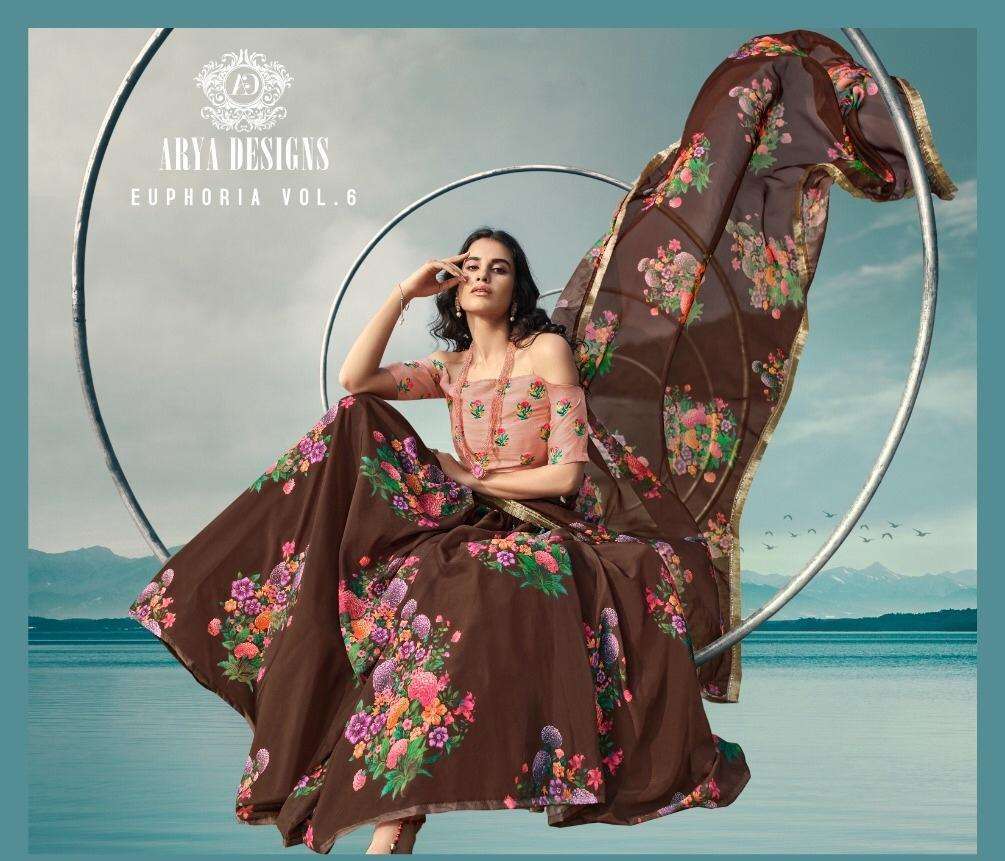 Arya Euphoria Vol 6 Organza Fancy Exclusive Lehenga