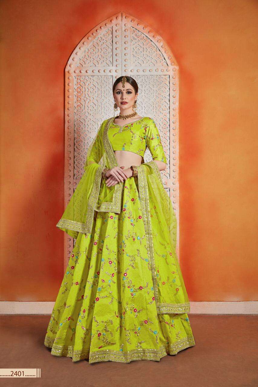 Arya Florals Vol 3 Silk Classy Lehenga Supplier
