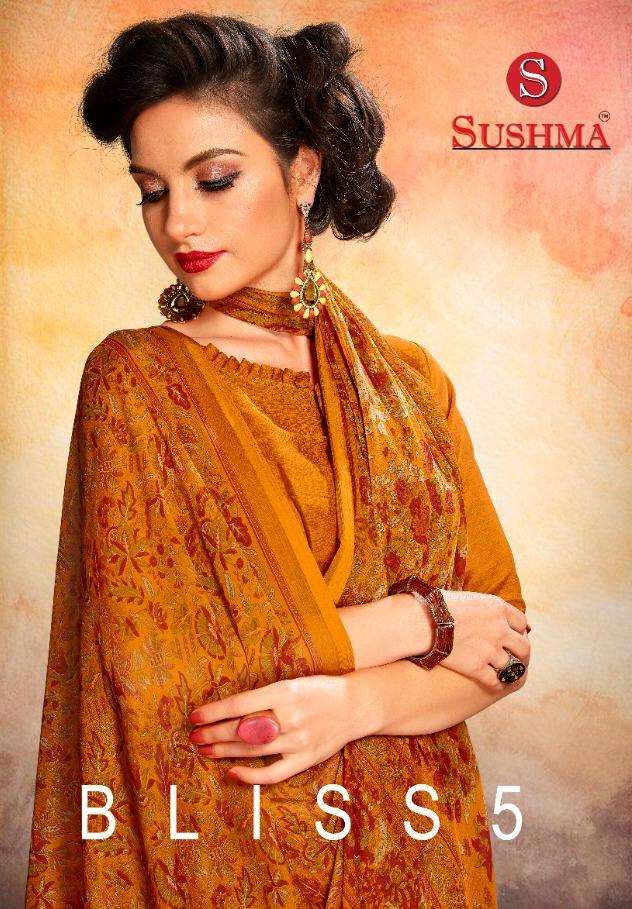 Bliss Vol 5 By Sushma Chiffon Printed Saree