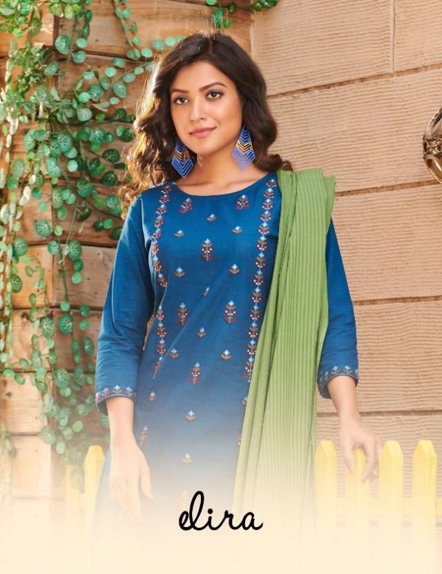 Elira By 100 Miles Cotton Readymade Fancy Suits