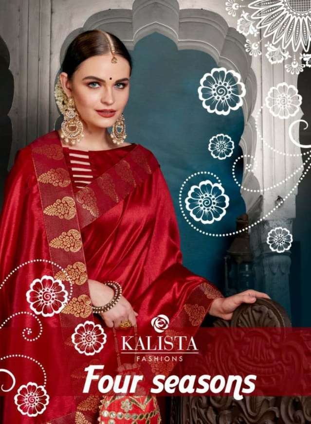 Four Seasons By Kalista Casual Wear Fancy Saree