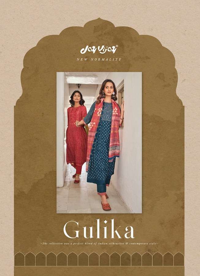 Gulika By Jay Vijay Muslin Silk Fancy Dresses