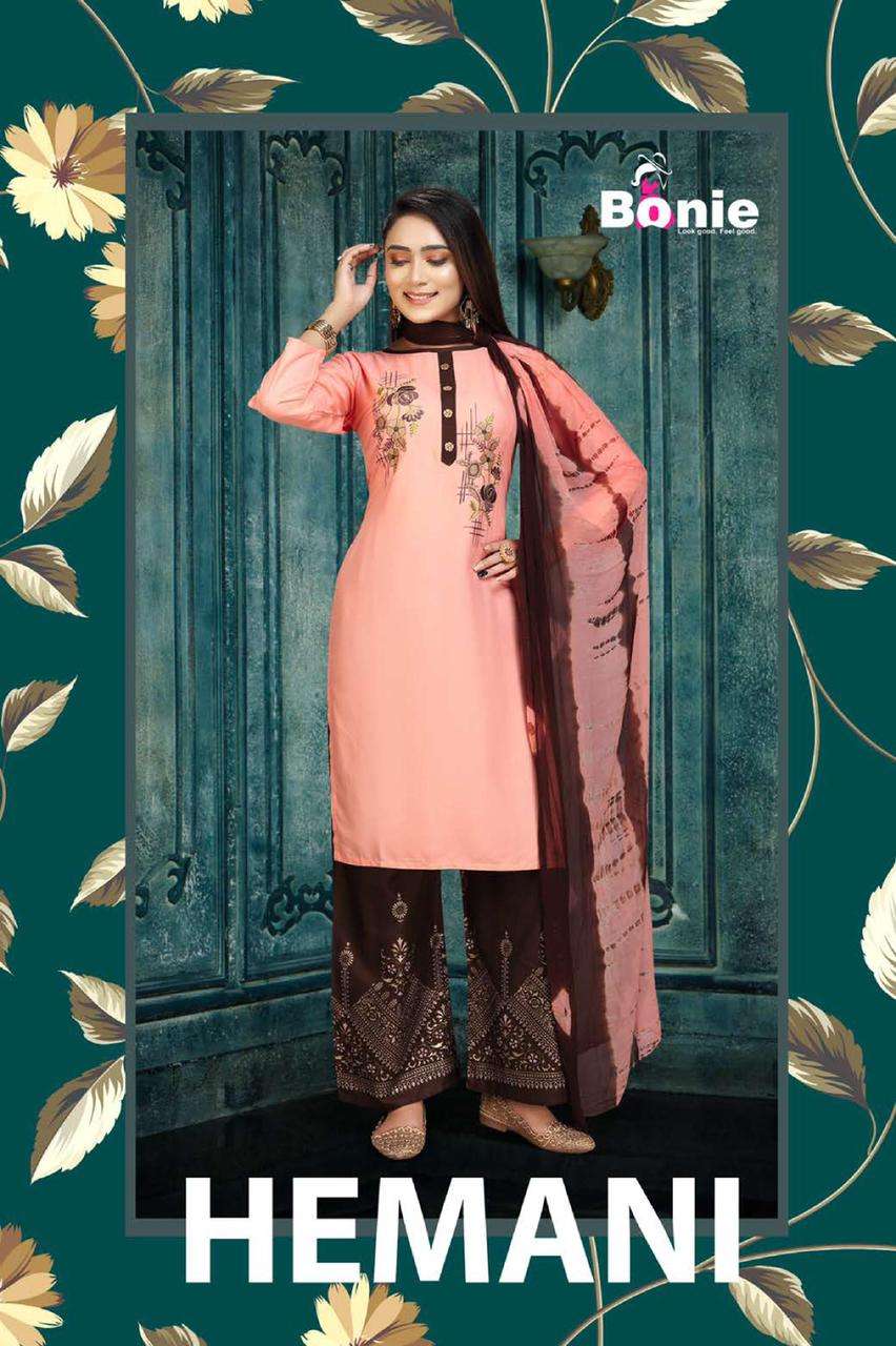 Hemani By Bonie Heavy Rayon Readymade Suit Catalog Collection Wholesaler Lowest Best Price In Ahmedabad Surat Chennai India Uk Usa Malaysia Singapore Canada Australia Mauritius