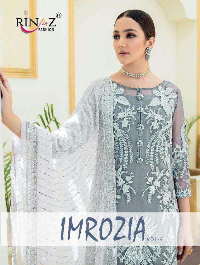 Imrozia Vol 4 By Rinaz Georgette Pakistani Exclusive Suits