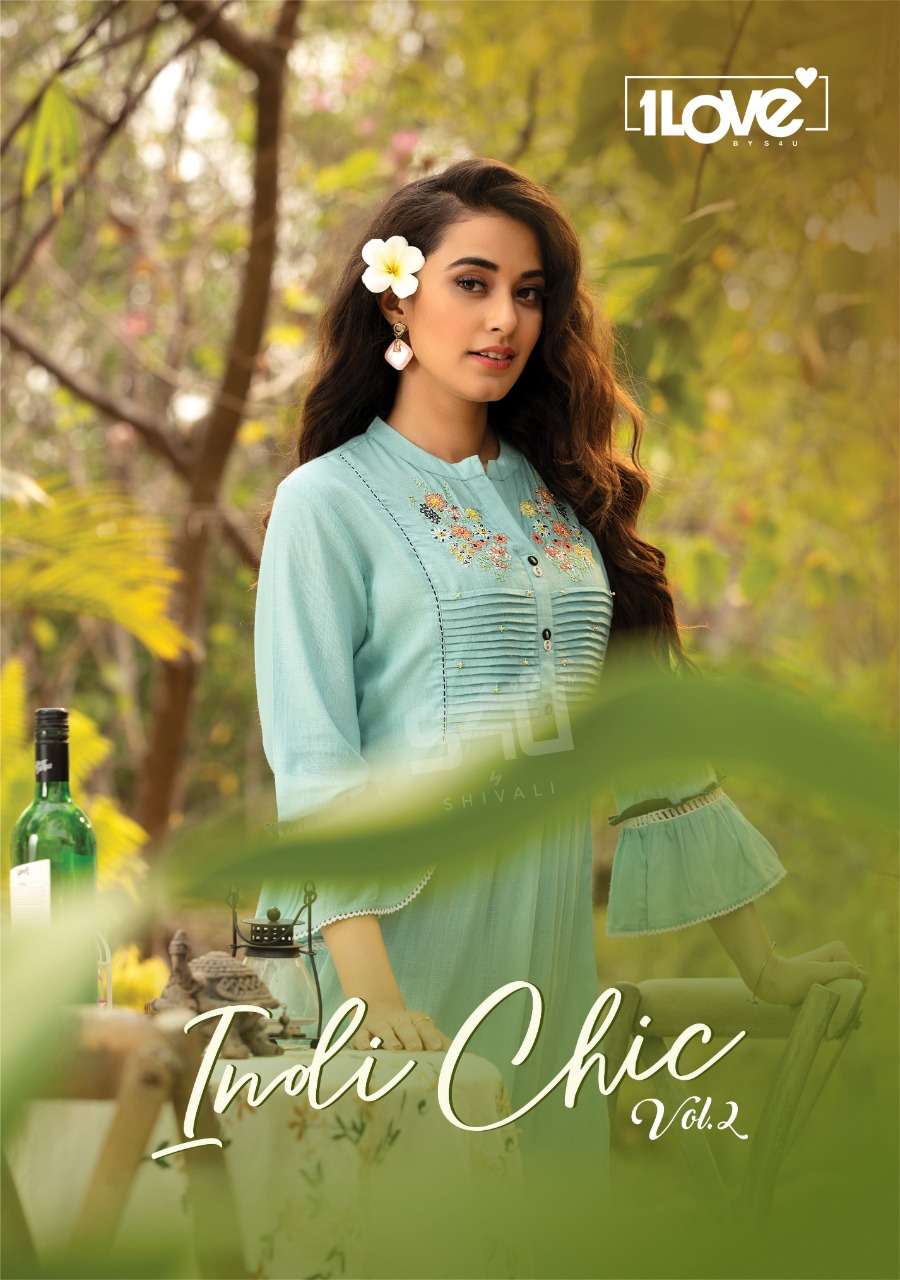 Indi Chic Vol 2 By 1love Rayon Kurti And Pant By S4u