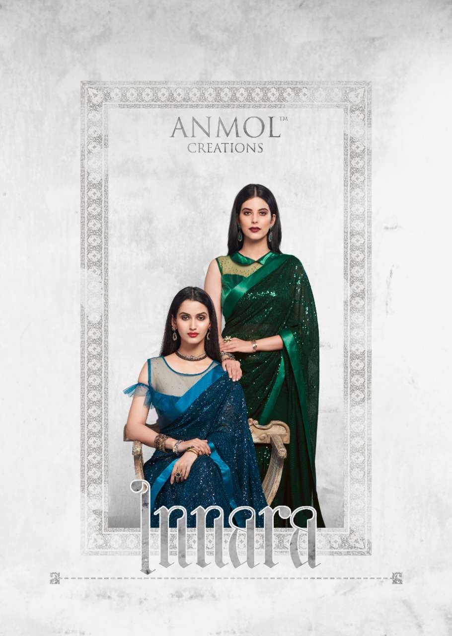 Innara By Anmol Georgette Party Wear Indian Saree