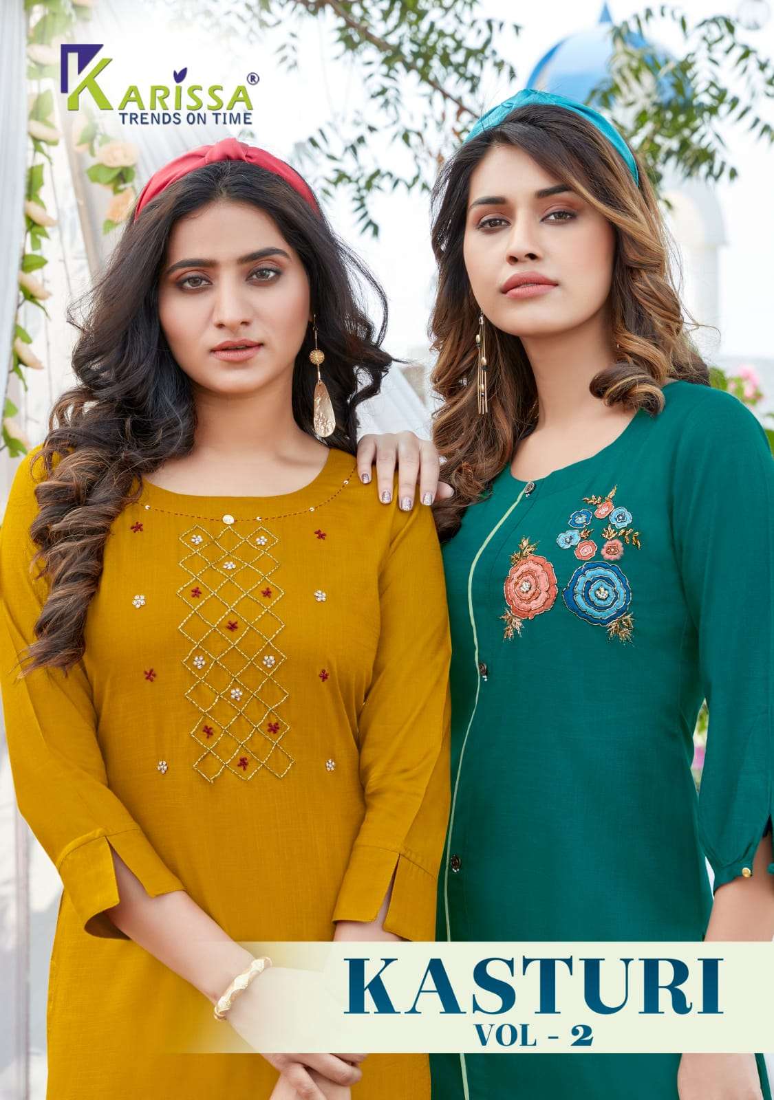 Kasturi Vol 2 By Karissa Rayon Ladies Fancy Kurti