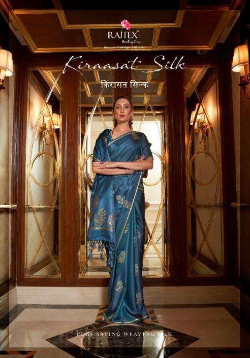 Kiraasat Silk By Rajtex Satin Weaving Silk Fancy Saree