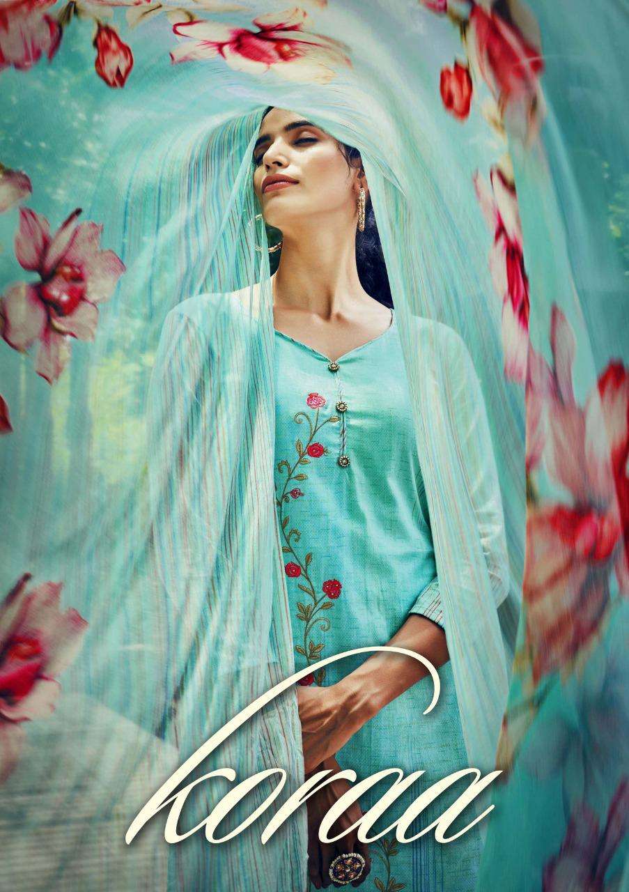Koraa By Sargam Cotton Fancy Suits