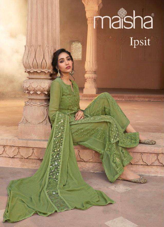 Maisha Ipsit Georgette Long Classy Stunning Fancy Suits