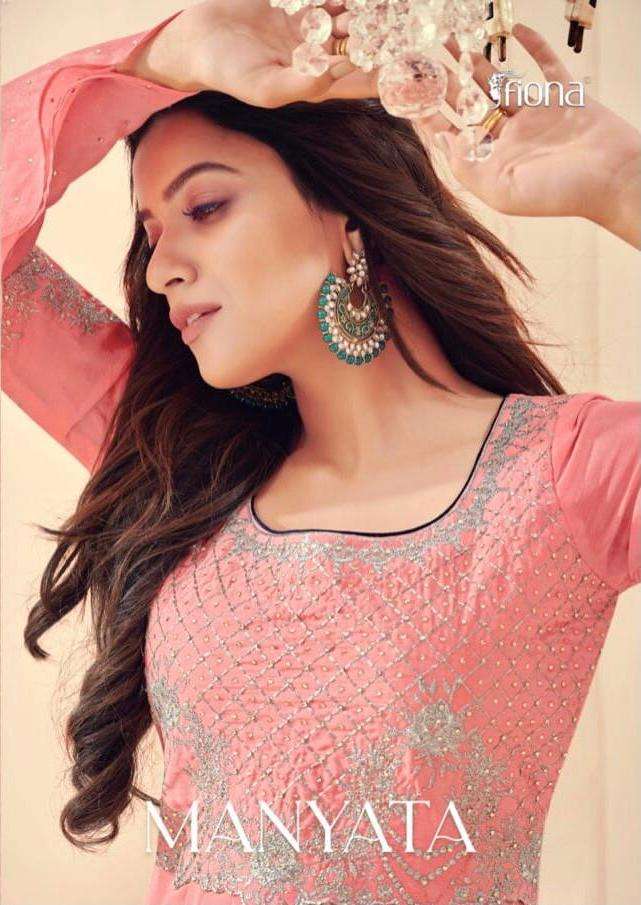 Manyata By Fiona Chinon Party Wear Sharara Garara Suits