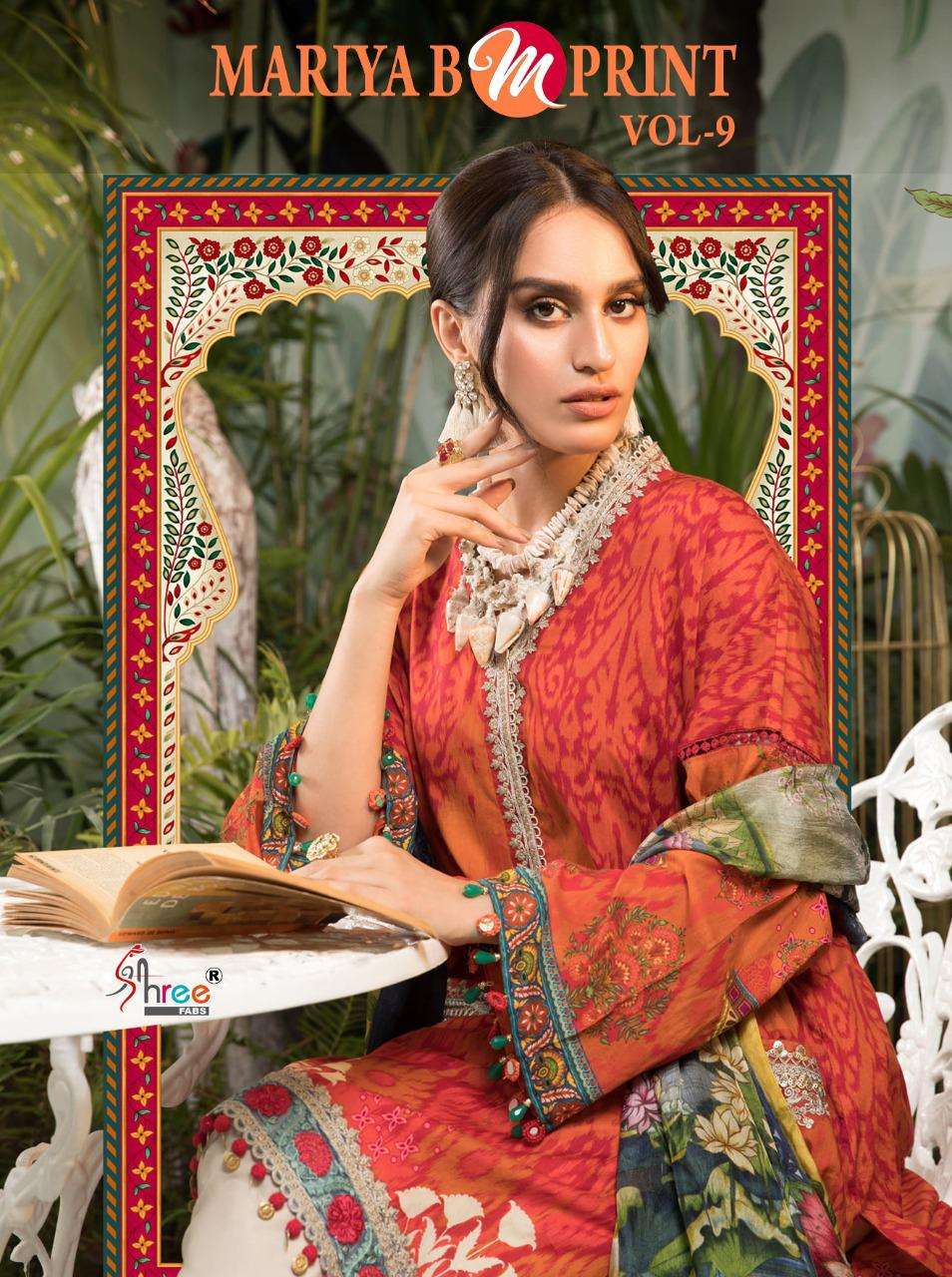 Mariya B Mprint Vol 9 By Shree Fabs Cotton Pakistani Suits