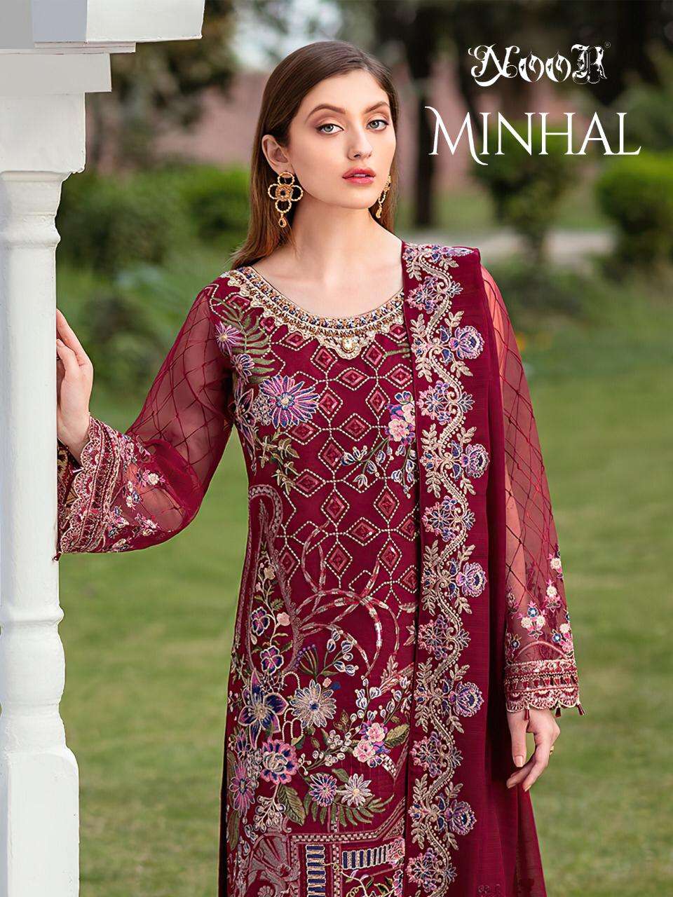Minhal By Noor Heavy Designer Paksitani Suits Exporter