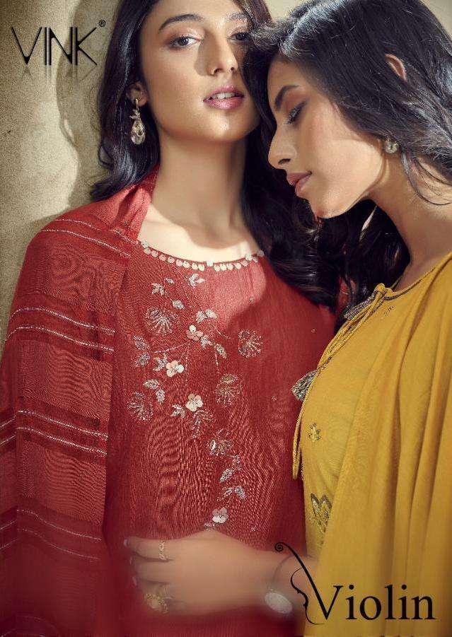 Violin By Vink Silk Readymade Kurta Sharara With Dupatta
