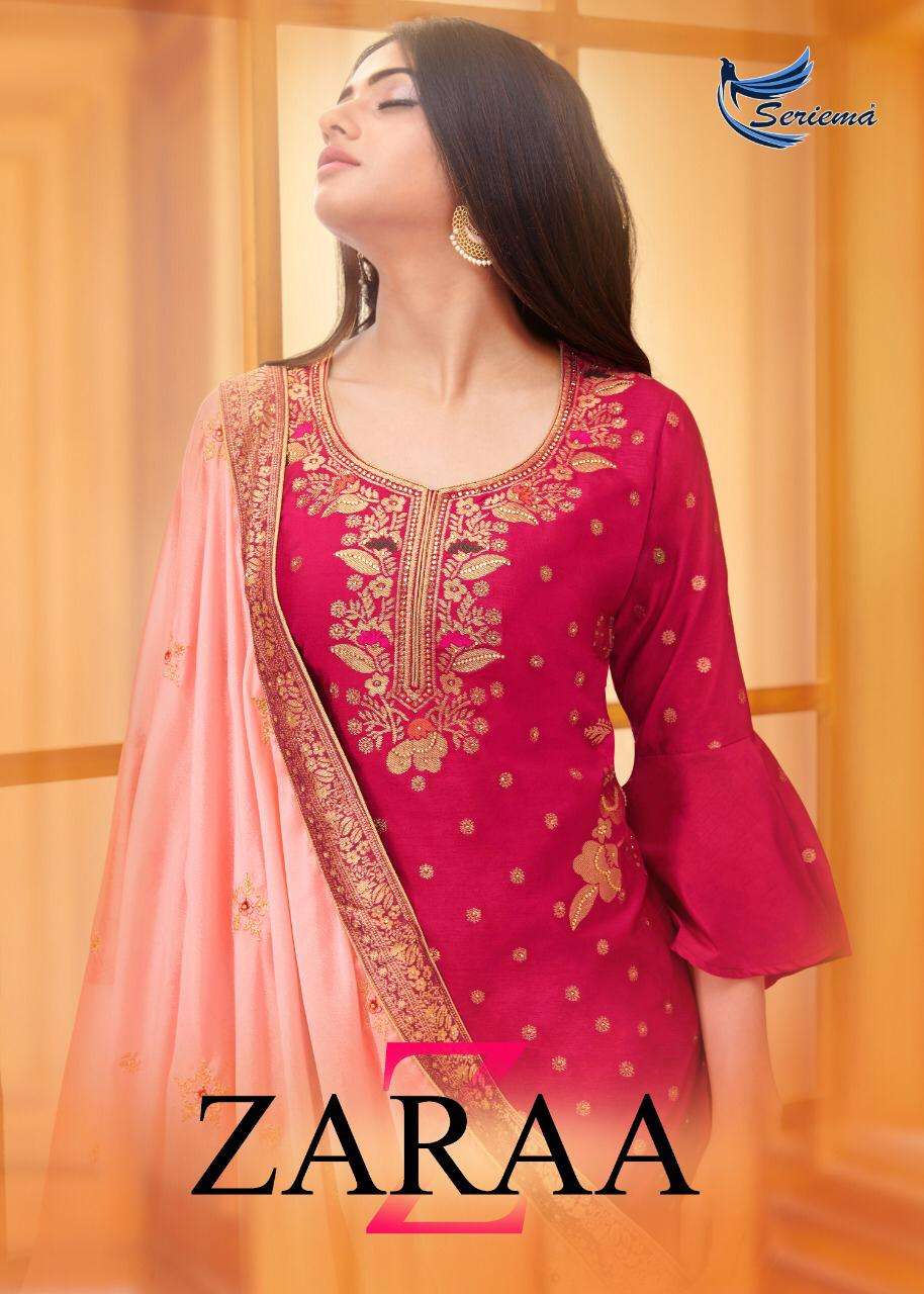 Zaraa By Seriema Fancy Embroidery Readymade Suits