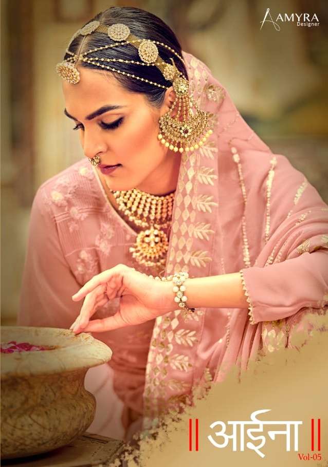Amyra Aaina Vol 5 Georgette Traditional Suits Supplier