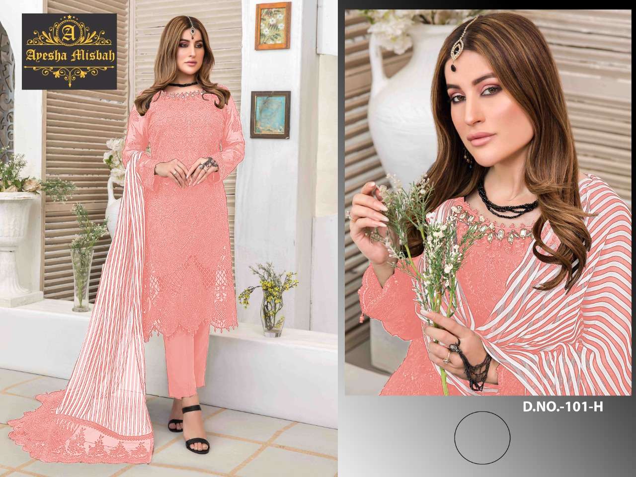 Ayesha Misbah 101 Design Color Pakistan Suits Exports