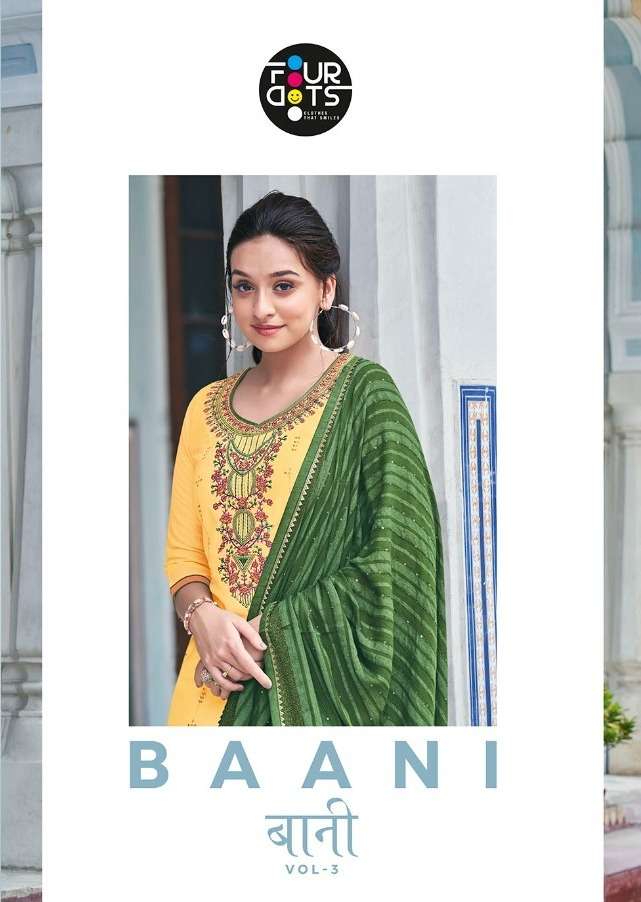 Baani Vol 3 By Fourdots Silky Fancy Dresses Supplier