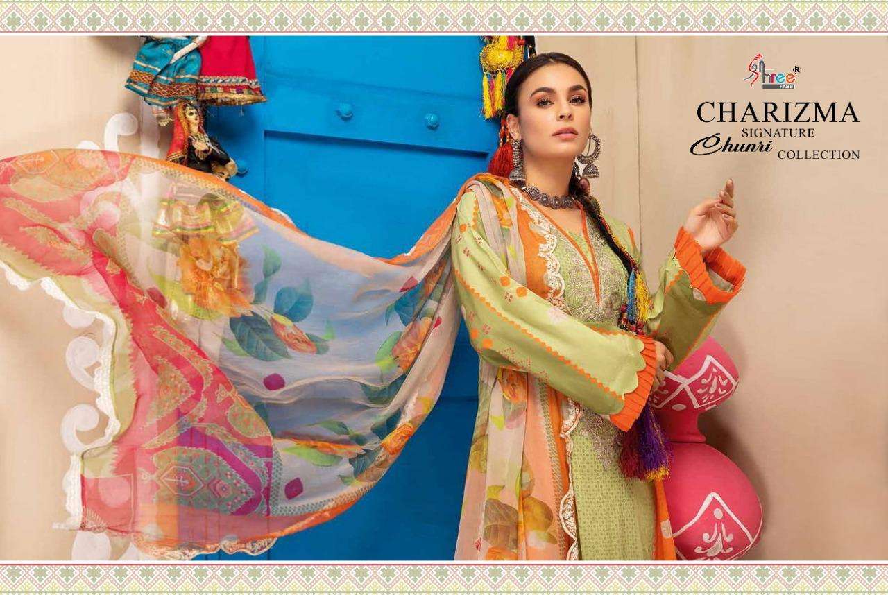 Charizma Signature Chunri By Shree Fabs Cotton Pakistani Suits