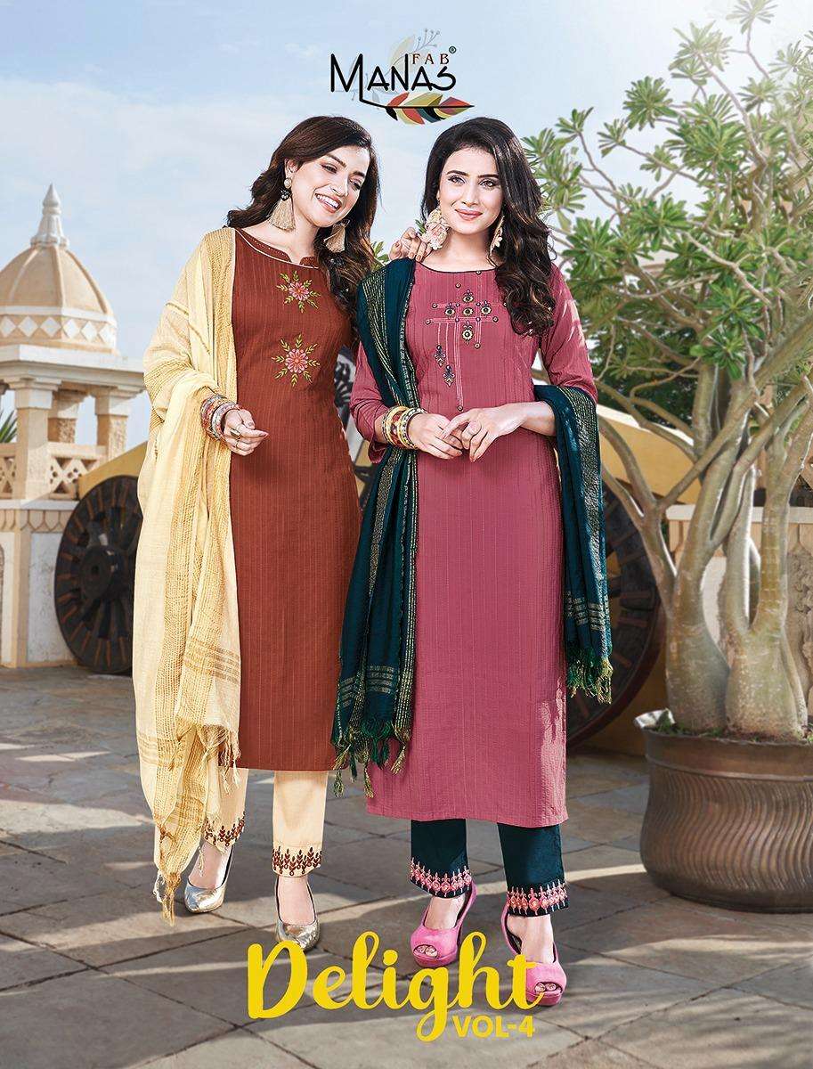 Delight Vol 4 By Manas Readymade Designer Salwar Suit
