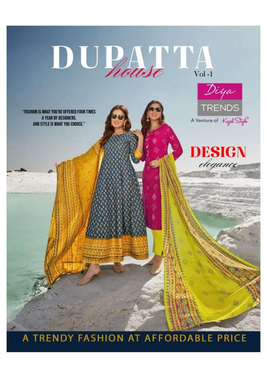 Diya Trendz Dupatta House Vol 1 Rayon Readymade Suits