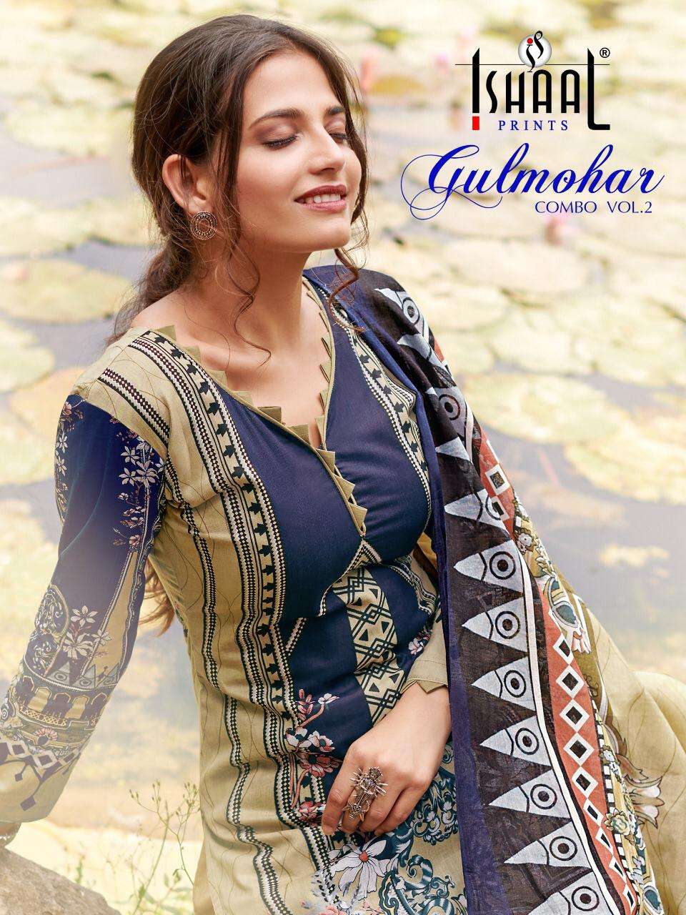 Gulmohar Combo Vol 2 By Ishaal Prints Lawn Dresses Exports