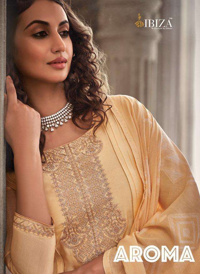 Ibiza Aroma Cotton Fancy Party Wear Suits