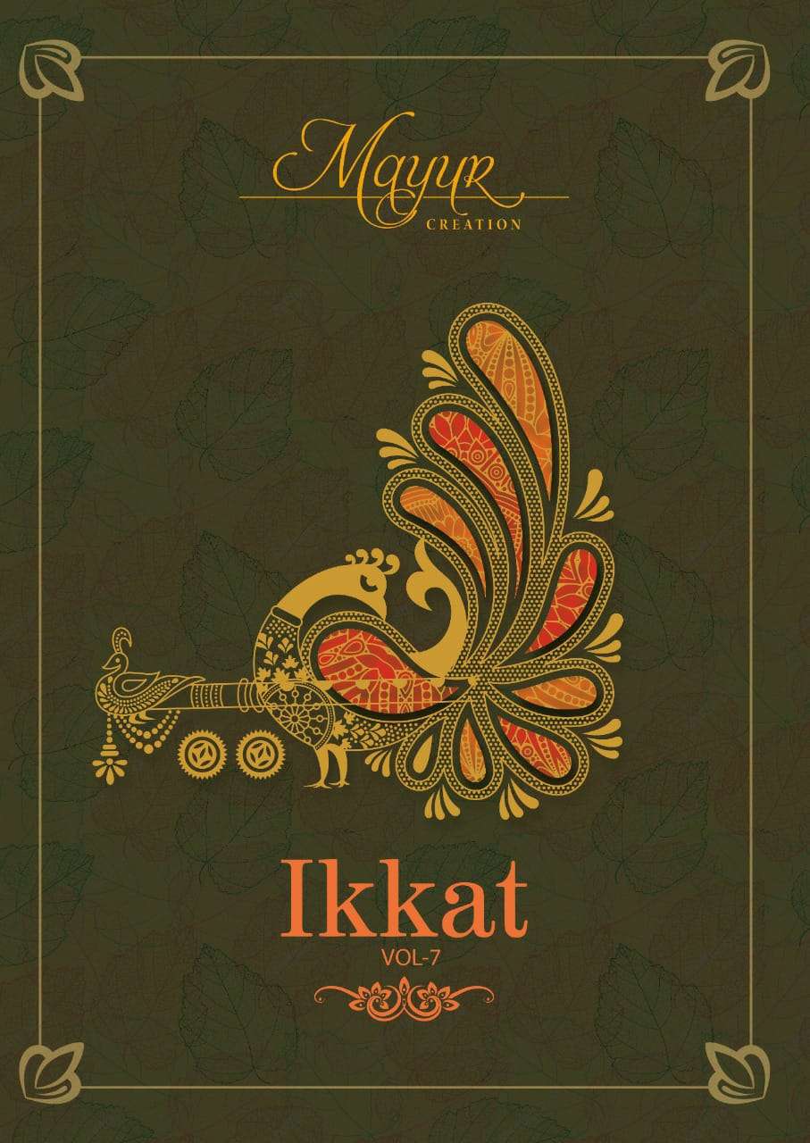 Ikkat Vol 7 By Mayur Cotton Suits Exports