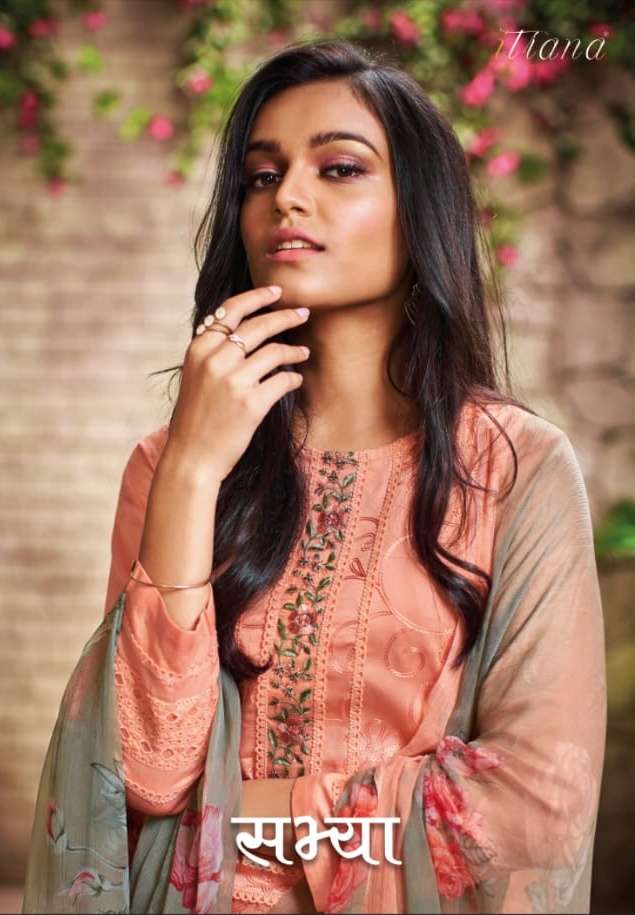 Itrana Sabhya Cotton Satin Fancy Salwar Kameez