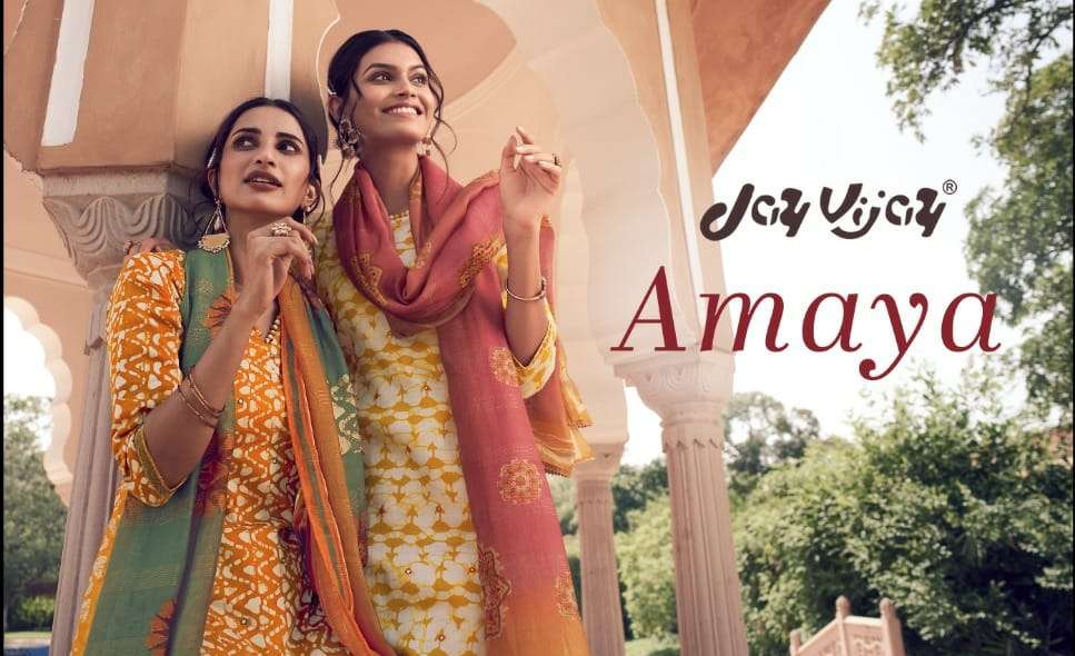 Jay Vijay Amaya Kam Satin Classy Fancy Suits Wholesaler