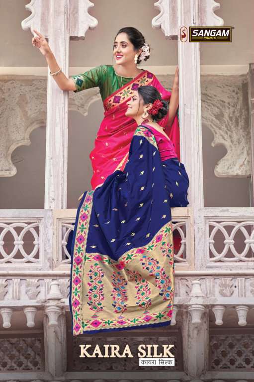 Kaira Silk Vol-2 By Sangam Designer Paithani Silk Sari Supplier