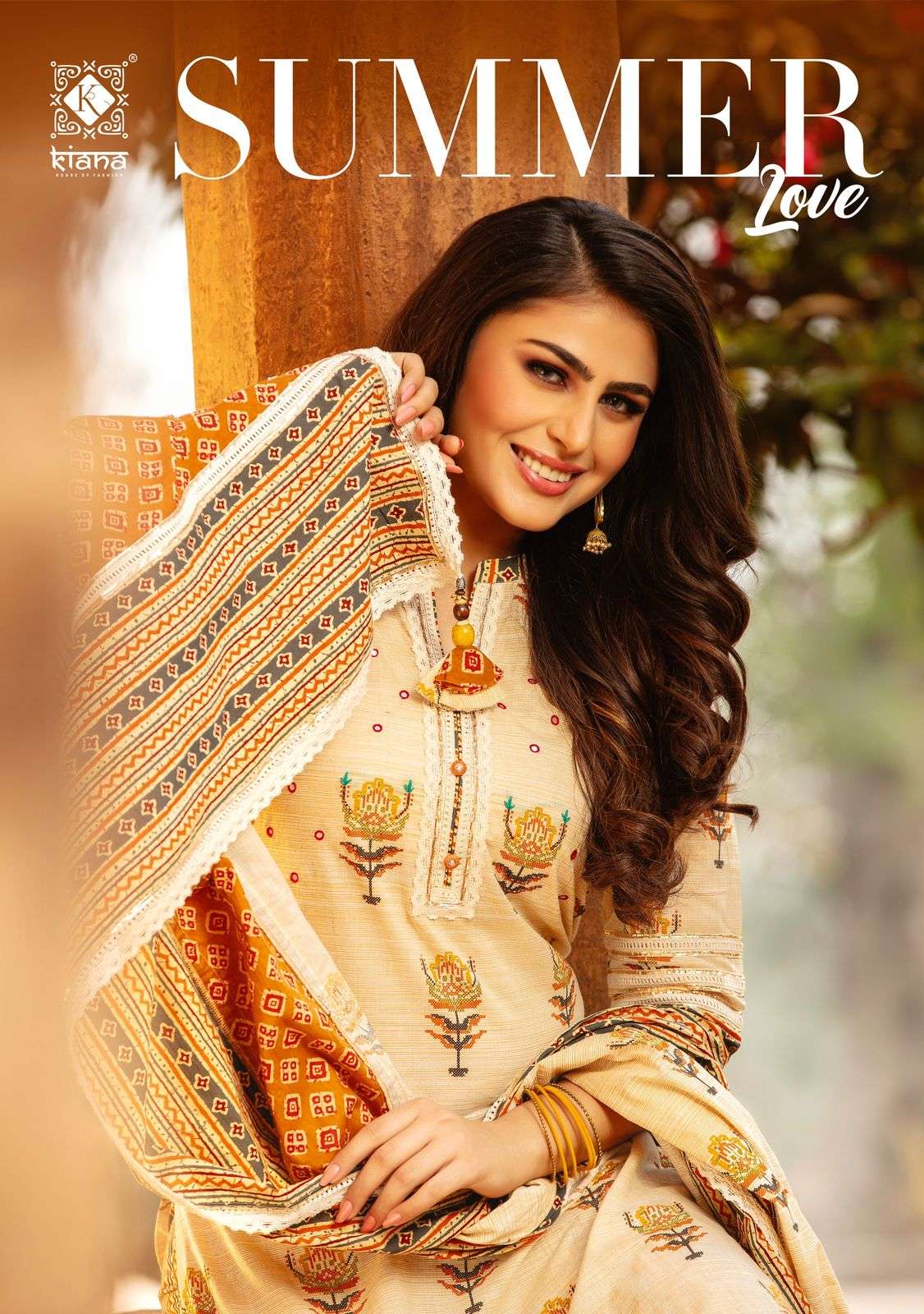 Kiana Summer Love Readymade Cotton Fancy Suits