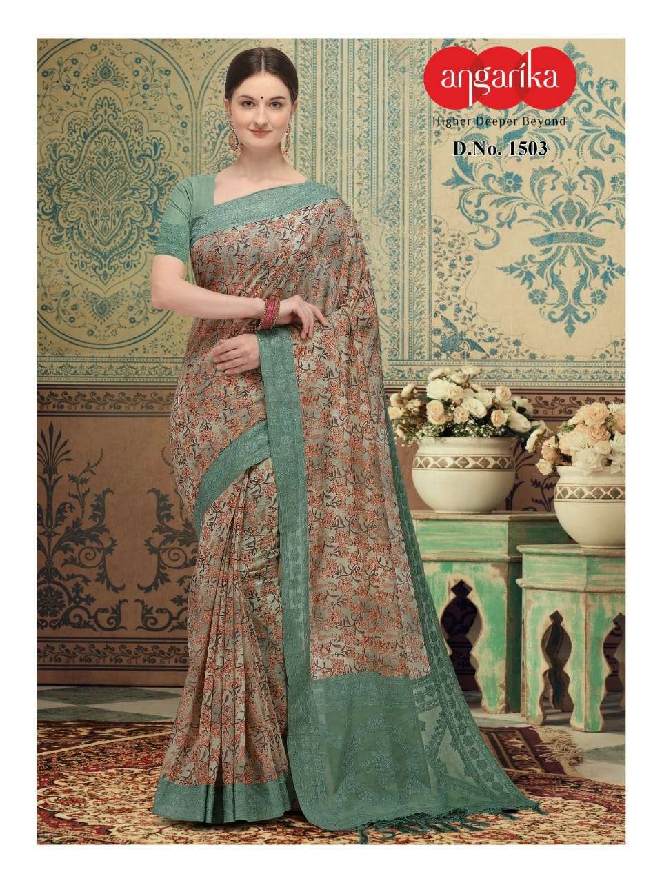 Lakhnavi Silk By Angarika Rich Look Silk Saris Exports