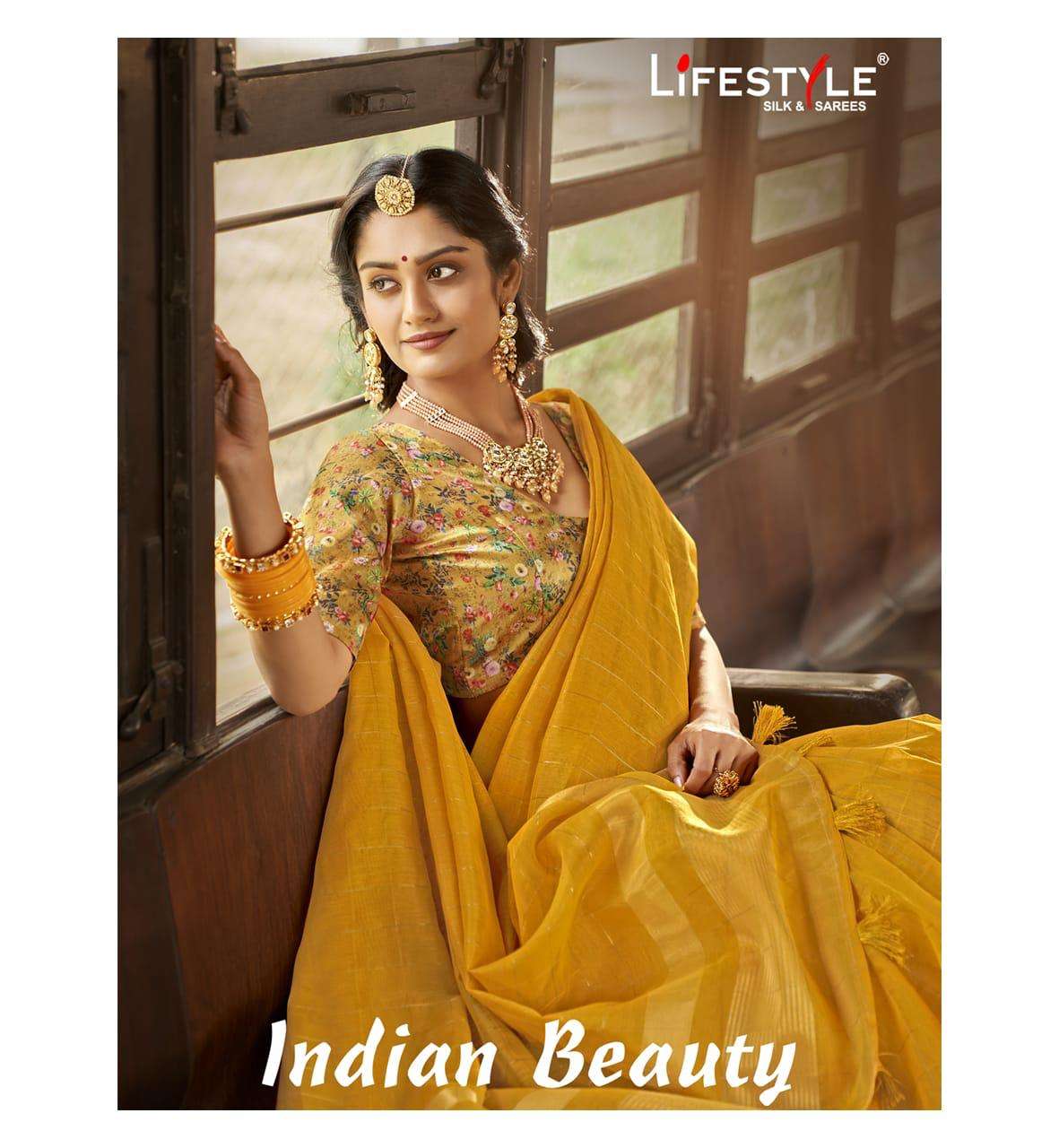 Lifestyle Indian Beauty Chanderi Cotton Casual Wear Saree