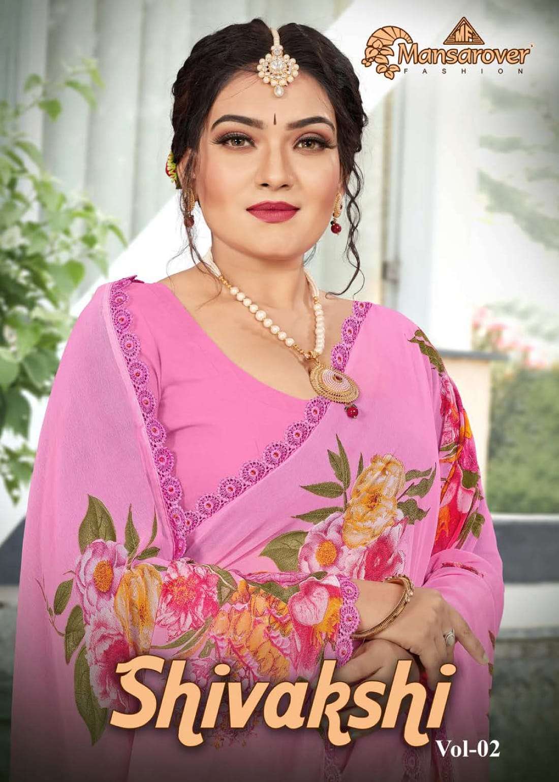 Mansarover Shivakshi Vol 2 Weightless Printed Saree