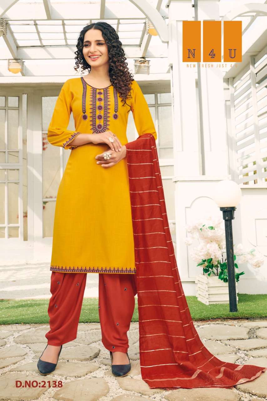 N4U PATIYALA BY TUNIC HOUSE READYMADE PATIYALA SUIT WHOLESALER 